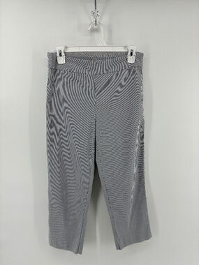 Cleo Lightweight Striped Cropped Pants
